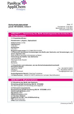 ABSCHNITT 1: Bezeichnung des Stoffs beziehungsweise des Gemischs und des Unternehmens