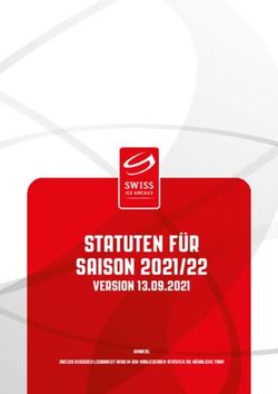 Statuten f&uuml;r Saison 2021/22 - Version 13.09.2021 - Statuten SIHF - Swiss Ice Hockey Federation