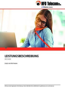 LEISTUNGSBESCHREIBUNG - HFO NGN G&uuml;ltig f&uuml;r alle NGN-Produkte - HFO Telecom
