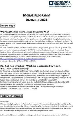 DEZEMBER 2021 MONATSPROGRAMM - Technisches ...