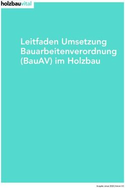 Leitfaden Umsetzung Bauarbeitenverordnung (BauAV) im Holzbau