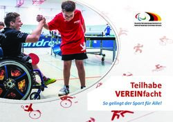 Teilhabe VEREINfacht So gelingt der Sport für Alle! - Deutscher Behindertensportverband