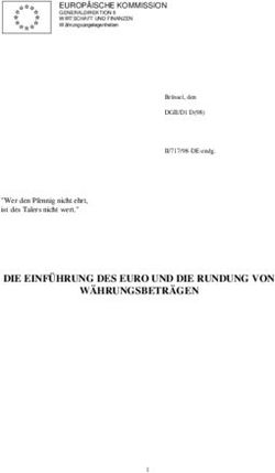 DIE EINF&Uuml;HRUNG DES EURO UND DIE RUNDUNG VON W&Auml;HRUNGSBETR&Auml;GEN