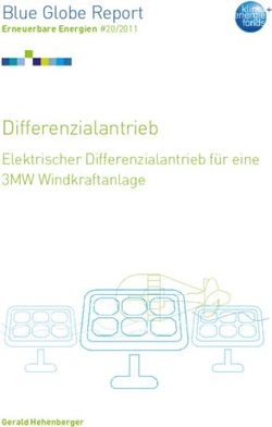 Differenzialantrieb Blue Globe Report - Erneuerbare Energien #20/2011 - Klima- und Energiefonds