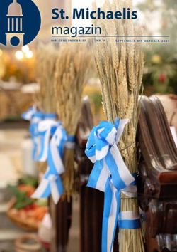St. Michaelis magazin - IHR GEMEINDEBRIEF NR. 7 SEPTEMBER BIS OKTOBER 2021 - Hauptkirche St. Michaelis