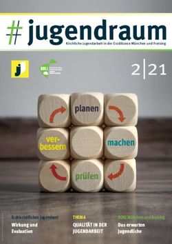 Jugendraum 2|21 - Wirkung und evaluation