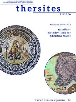 Tessellae - Birthday Issue for Christine Walde - 11/2020 Annemarie Amb&uuml;hl (Ed.) - thersites. Journal for ...