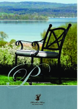 Preise 2020 I Arrangements - Hotel Hirschen Horn