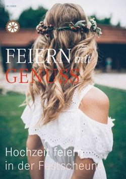 GENUSS FEIERN mit - Hochzeit feiern in der Festscheune - Die Sonne Frankenberg