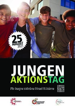 JUNGEN AKTIONSTAG 25 - Jugendförderung