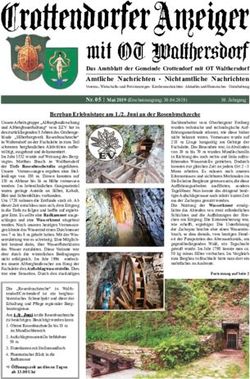 Amtliche Nachrichten Nichtamtliche Nachrichten - Das Amtsblatt der Gemeinde Crottendorf mit OT Walthersdorf - Gemeinde ...