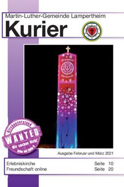 Kurier - Erlebniskirche Freundschaft online Ausgabe Februar und M&auml;rz 2021