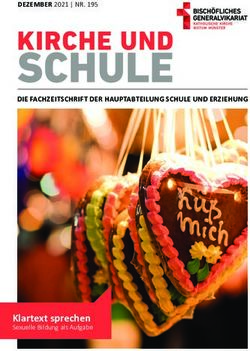 Klartext sprechen Sexuelle Bildung als Aufgabe - DIE FACHZEITSCHRIFT DER HAUPTABTEILUNG SCHULE UND ERZIEHUNG - Bistum M&uuml;nster