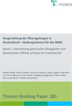 Thünen Working Paper 180 - Ausgestaltung der Ökoregelungen in Deutschland - Stellungnahmen für das BMEL - Thünen ...