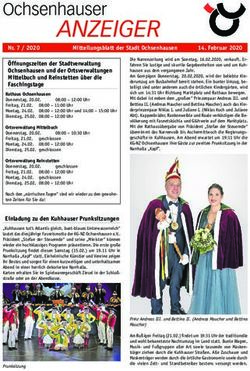ANZEIGER - Stadt Ochsenhausen