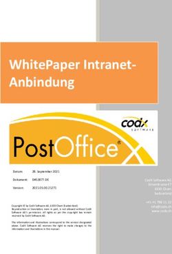 WHITEPAPER INTRANET-ANBINDUNG - CODX SOFTWARE