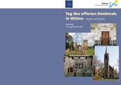 Tag des offenen Denkmals - in Witten Macht und Pracht Sonntag, 10. September 2017 - Stadt Witten