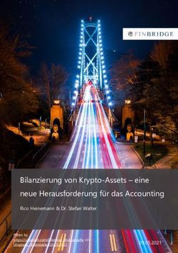 Bilanzierung von Krypto-Assets - eine neue Herausforderung f&uuml;r das Accounting - Rico Heinemann & Dr. Stefan Walter 09.05.2021