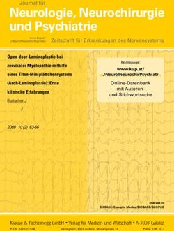 Open-door-Laminoplastie bei zervikaler Myelopathie mithilfe eines Titan-Minipl&auml;ttchensystems (Arch-Laminoplastie): Erste klinische Erfahrungen