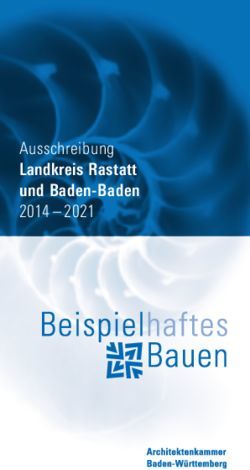 Ausschreibung Landkreis Rastatt und Baden-Baden 2014 2021
