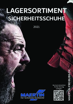 LAGERSORTIMENT SICHERHEITSSCHUHE 2021 - maertin-freiburg.de