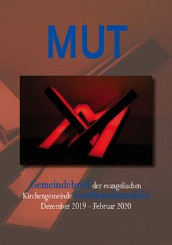 MUT - Kirchengemeinde Gro&szlig;karolinenfeld Gemeindebrief der evangelischen - Evang.-Luth. Kirchengemeinde Gro&szlig;karolinenfeld