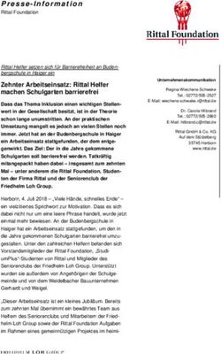 Presse-Information Rittal Foundation - Friedhelm Loh Group