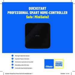 QUICKSTART PROFESSIONAL SMART HOME-CONTROLLER - Eltako