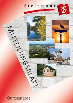 OKTOBER 2019 - GEMEINDE STEINMAUR