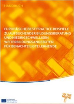 HANDBUCH EUROPÄISCHE BEST-PRACTICE-BEISPIELE ZU AUFSUCHENDER BILDUNGS BERATUNG UND NIEDRIGSCHWELLIGEN WEITER BILDUNGS ANGEBOTEN FÜR BENACH ...