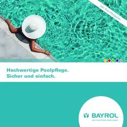 Hochwertige Poolpflege. Sicher und einfach - Proxilia