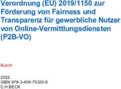 Verordnung (EU) 2019/1150 zur F&ouml;rderung von Fairness und Transparenz f&uuml;r gewerbliche Nutzer von Online-Vermittlungsdiensten - (P2B-VO) Busch 2022 ...
