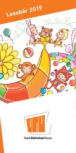 Leseb&auml;r 2019 - Stadtbibliothek Neuss
