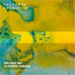 VIELFALT BEI CLIFFORD CHANCE - WWW.YOURCAREERSTARTSWITHC.COM