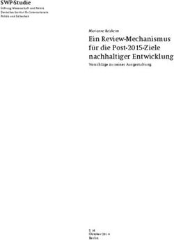 Ein Review-Mechanismus für die Post-2015-Ziele nachhaltiger Entwicklung - Marianne Beisheim