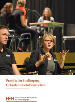 Praktika im Studiengang Geb&auml;rdensprachdolmetschen - Interkantonale Hochschule f&uuml;r Heilp&auml;dagogik - Interkantonale ...