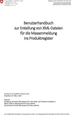 Benutzerhandbuch zur Erstellung von XML-Dateien für die Massenmeldung ins Produktregister - Anmeldestelle ...