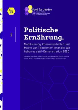 Politische Ern&auml;hrung - Freie Universit&auml;t Berlin