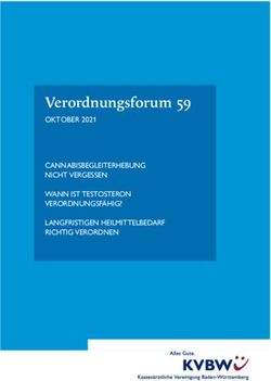 Verordnungsforum 59 OKTOBER 2021 CANNABISBEGLEITERHEBUNG NICHT VERGESSEN WANN IST TESTOSTERON VERORDNUNGSF&Auml;HIG? LANGFRISTIGEN HEILMITTELBEDARF ...