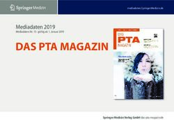 DAS PTA MAGAZIN Mediadaten 2019