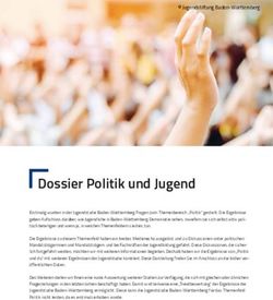 Dossier Politik und Jugend - Jugendstiftung Baden-W&uuml;rttemberg