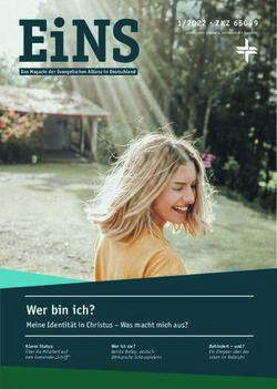Wer bin ich? Meine Identit&auml;t in Christus - Was macht mich aus? - Evangelische Allianz Deutschland