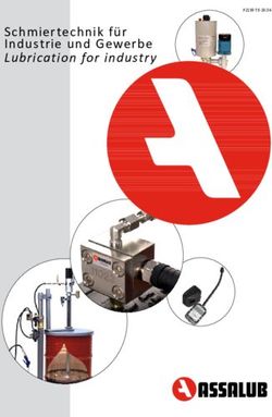 Schmiertechnik für Industrie und Gewerbe Lubrication for industry - Assalub