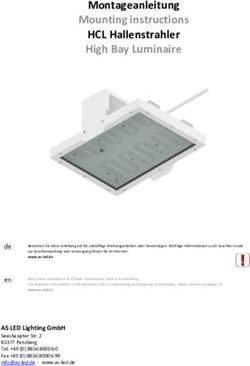 Montageanleitung Mounting instructions HCL Hallenstrahler High Bay Luminaire - AS LED Lighting