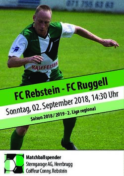 FC Ruggel Liga regional - FC Rebstein - FC Ruggell
