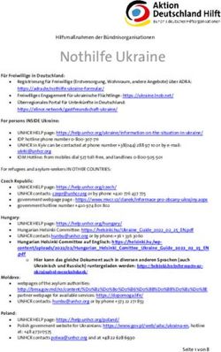 Nothilfe Ukraine - Aktion Deutschland Hilft