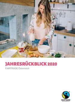 JAHRESR&Uuml;CKBLICK 2020 FAIRTRADE &Ouml;sterreich - FAIRTRADE &Ouml;sterreich