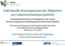 Individuelle Konsequenzen der Migration aus Lebensverlaufsperspektive