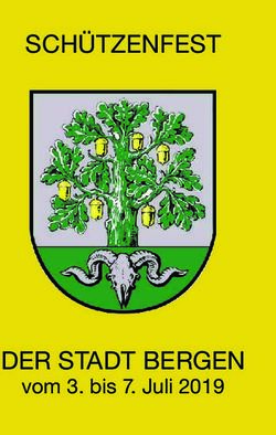 SCHÜTZENFEST - DER STADT BERGEN vom 3. bis 7. Juli 2019