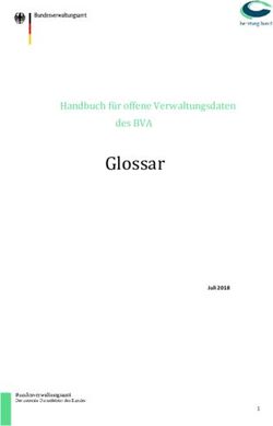 Handbuch für offene Verwaltungsdaten des BVA - Juli 2018 1 - Verwaltung innovativ